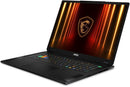 Portable Gaming MSI Stealth A18 AI+ 18" 4K 120Hz AMD Ryzen AI 9 HX 370 64GB DDR5 2TB NVMe GeForce RTX 5080 16GB Windows 11