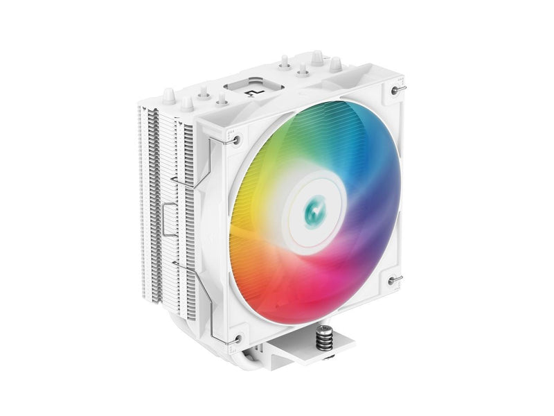 Refroidisseur DeepCool AG400 WH ARGB 120mm RGB Intel AMD - Blanc