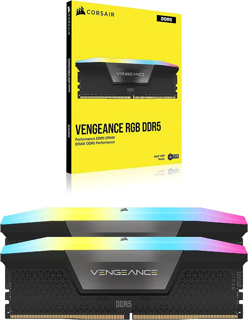 Mémoive Vive Corsair Vengeance RGB 64GB 2X32Gb DDR5-6000Mhz CL40 DIMM