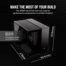 *PROMO* Boîtier Gaming Corsair 2500X mATX Vitré Noir
