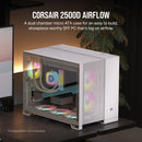 *PROMO* Boîtier Gaming Corsair 2500D Airflow mATX Vitré Blanc
