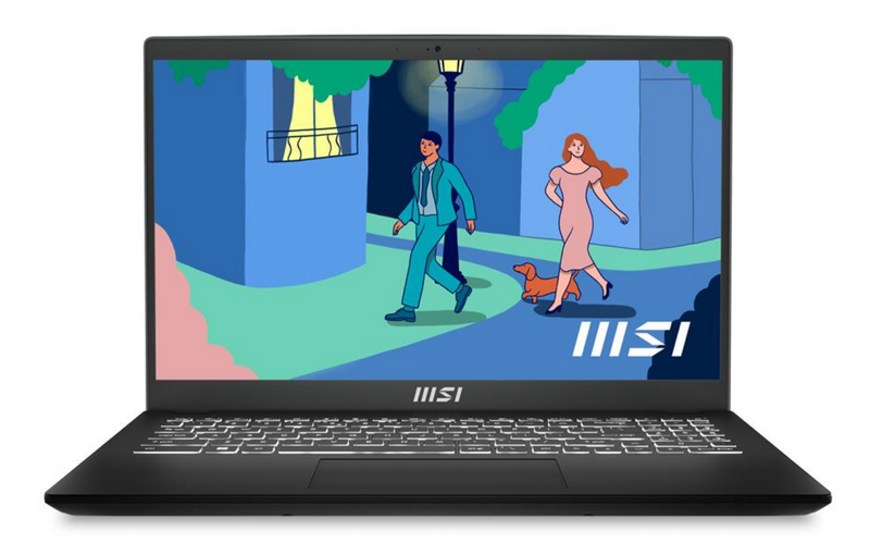 Portable MSI Modern 15 B12M 15.6" IPS Full HD 1080p Core i7-1255U (10-Core) Intel Iris Xe 16GB 2TB NVMe Windows 11 Pro