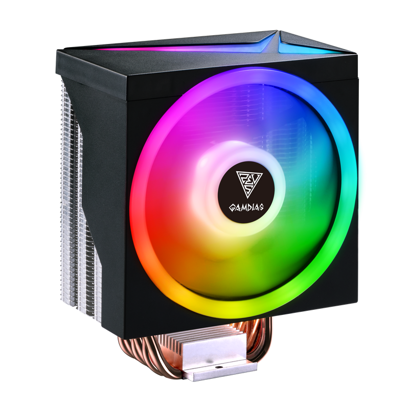 Refroidisseur Gamdias Boreas M1-610 Ventilateur 120mm RGB Intel AMD 150W (15$ de rabais postal)