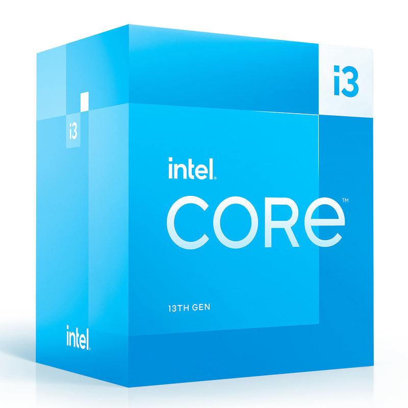 Processeur Intel 13e Gen Raptor Lake Core i3-13100 3.40Ghz / 4.50Ghz Turbo Boost 12Mb Cache LGA1700 (4 Core / 8 Threads)