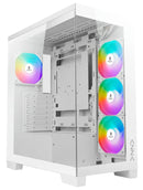 Boîtier Gaming Vitré AZZA Cove ATX Blanc (4x120mm RGB)