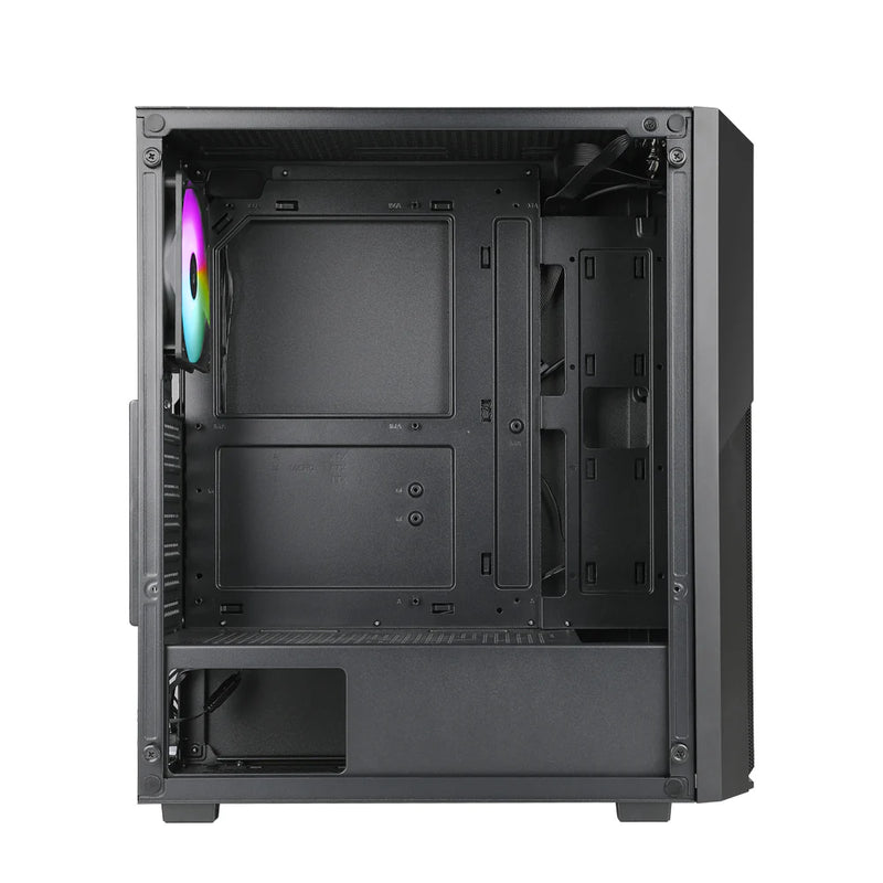 Boîtier Gaming Vitré AZZA Fighter ATX Noir (4x120mm RGB)