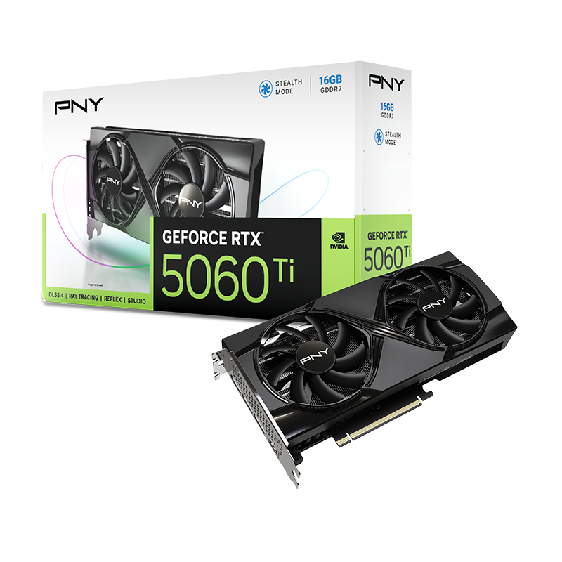 Carte Graphique PNY GeForce RTX 5060 Ti Dual Fan 16GB GDDR6