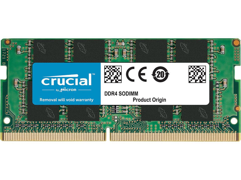 Mémoire Vive Crucial 32Gb 2x16Gb DDR4-3200Mhz 1.2v SODIMM