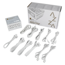 Alimentation Modulaire AZZA 850W 80+ Gold ATX 3.1 Ventilateur 120mm Silencieux - Blanc