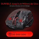 Souris Gaming Sans Fil / Filaire Redragon M913 Impact Elite - 12 boutons programmables - 16000dpi