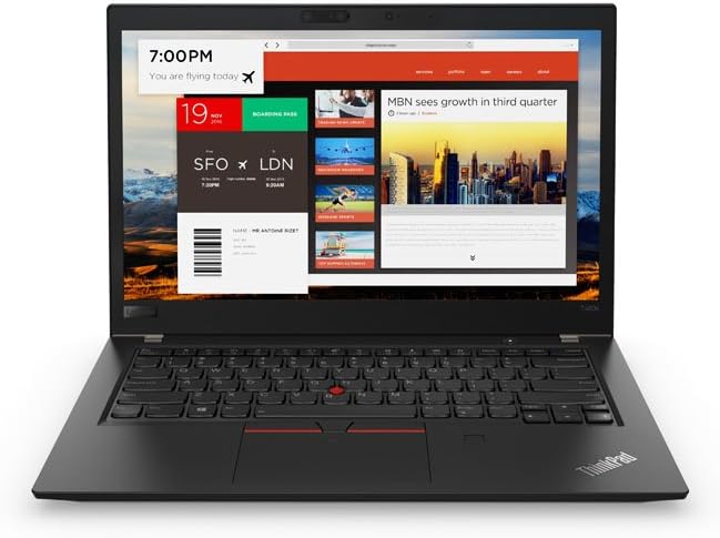 *REMIS À NEUF* Portable Lenovo Thinkpad T480s 14" LED Full HD 1080p Intel Core i5 8e Gen (4-Core) 8Gb DDR4 256Gb SSD Windows 11 Pro