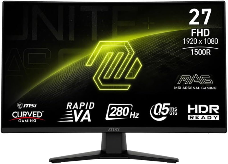 Moniteur Gaming MSI MAG 274CXF 27" LED Full HD 1080p 280Hz 0.5ms HDMI DisplayPort - HDR