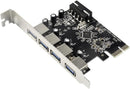 Carte PCIe 4 Ports USB 3.0