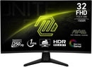 Moniteur Gaming Incurvé MSI MAG 32C6X 32" IPS Full HD 1080p 250Hz 1ms HDMI Display Port