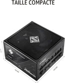 Alimentation modulaire ASRock Steel Legend SL-1200G 1200W 80+ Gold ATX 3.1 - Garantie 10 ans