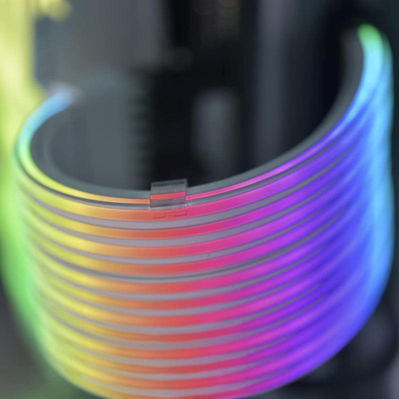 *PROMO* Câble RGB d'extension pour carte mère - Lian Li Strimer Plus V2 24 Pin Addressable RGB (avec Contrôleur Strimer L-Connect 3.0)