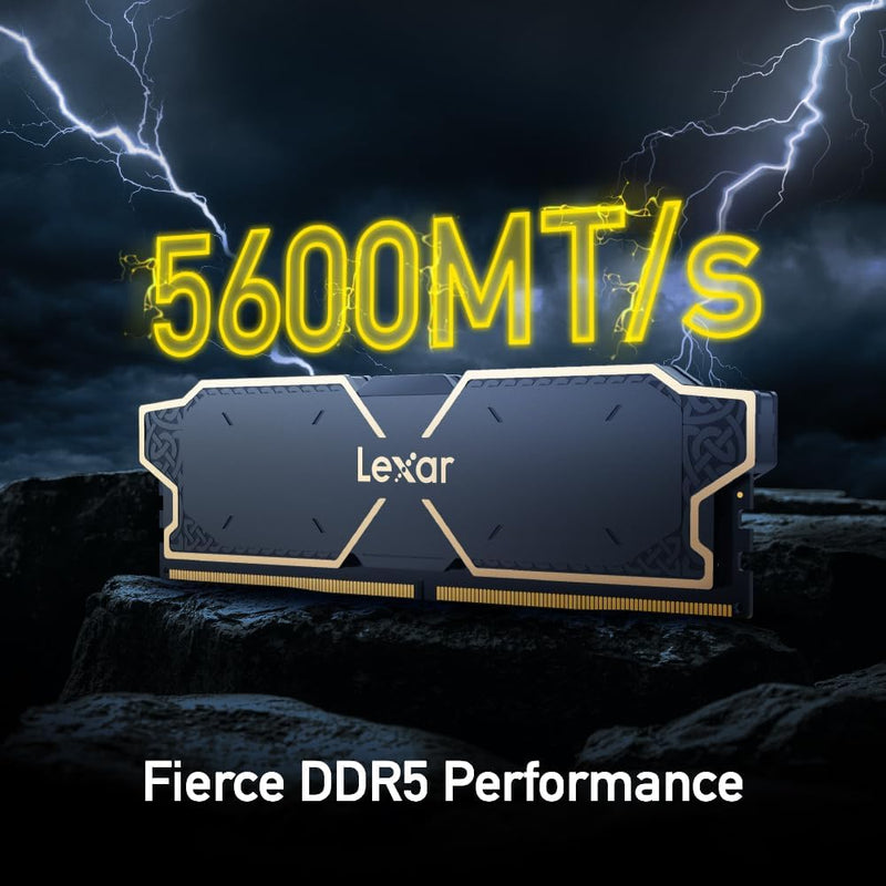 Mémoive Vive Lexar Thor OC 32GB 2x16GB DDR5-5600MHz CL36 DIMM - AMD Expo / Intel XMP 3.0