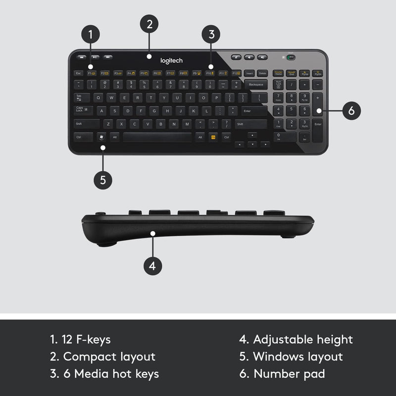 Clavier Sans Fil Logitech K360