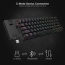 Petit Clavier Gaming Redragon K530 Pro Draconic RGB Brown Switches Bluetooth / Sans Fil / Filaire