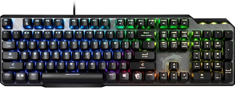 Clavier Gaming Mécanique USB MSI Vigor GK50 Elite KAILH Blue - Rétroéclairage RGB