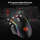 Souris Gaming USB Redragon M810 Pro RGB Sans Fil / Filaire - 10000dpi