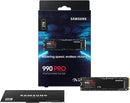 Disque Dur SSD Samsung 990 Pro 2Tb M.2 NVMe PCIe Gen4 -  Jusqu'à 7450MB/s - MZ-V9P2T0B/AM