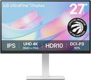 Moniteur LG UltraFine 27US550-W 27" 4K UHD (3840x2160) IPS 60Hz 5ms DP HDMI HDR10 - Blanc