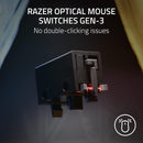 Souris Gaming USB Razer Deathadder V3 30000dpi 6 Boutons - Pro 30K Optical Sensor