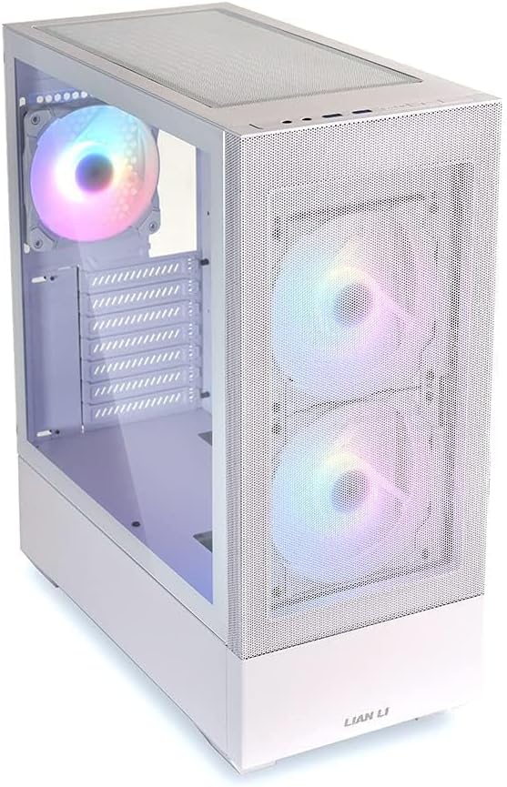 Boîtier Gaming Vitré Lian Li Lancool 205 Mesh-C ATX - Blanc (2x 140mm RGB)