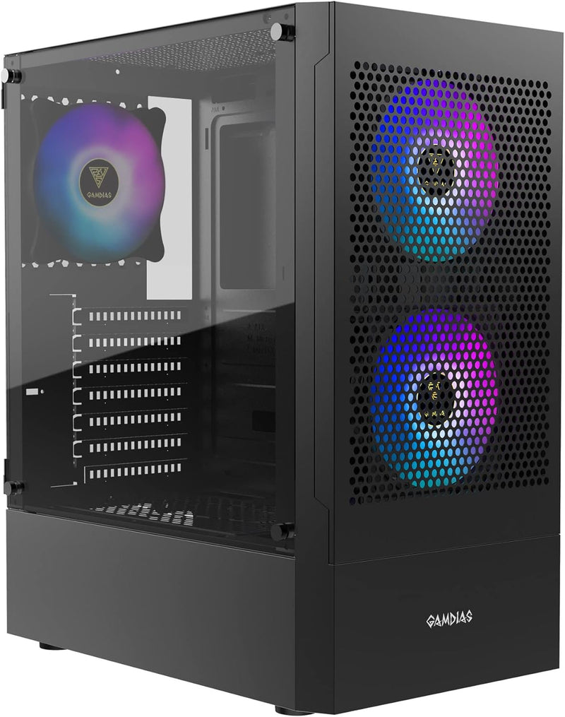 Boîtier Gaming Gamdias TALOS E3 mesh ATX 3x120mm RGB