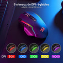 Souris Gaming USB Redragon M810 Pro RGB Sans Fil / Filaire - 10000dpi