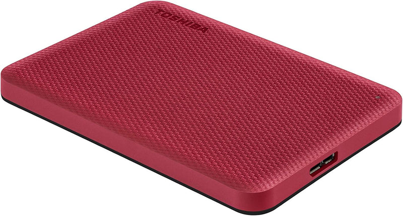 Disque Dur Externe Portatif Toshiba Canvio Advance 4Tb USB 3.0 - Rouge