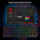 Petit Clavier Gaming Redragon K530 Pro Draconic RGB Brown Switches Bluetooth / Sans Fil / Filaire