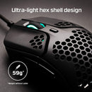 Souris Gaming USB HyperX Pulsefire Haste 16000dpi 6 Boutons RGB - Ultra-Légère