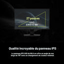 *Prix* Moniteur Gaming MSI MAG 275UPD E14 27" IPS 3840 x 2160 (UHD 4K) 288Hz 1ms HDMI DisplayPort HDR Haut-Parleurs - Ajustable
