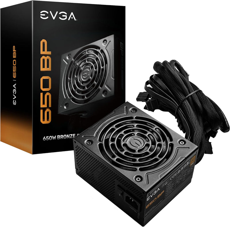 Alimentation EVGA BP 650W 80+ Bronze Ventilateur 120mm Silencieux