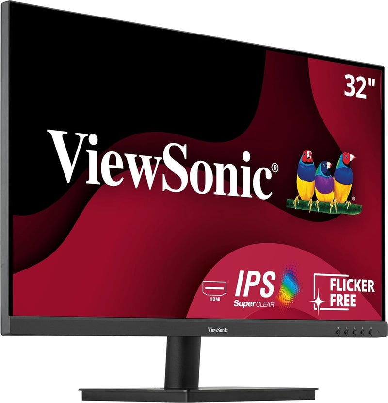 Moniteur ViewSonic VA3209 32" IPS Full HD 1080p 75Hz 4ms HDMI VGA - Haut-parleurs