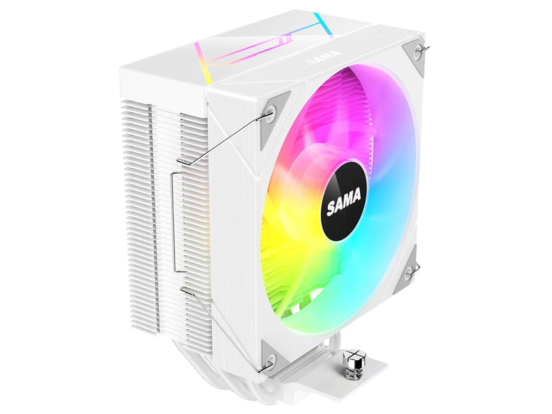 Refroidisseur SAMA L4P120 ARGB 120mm ARGB Intel AMD - Blanc