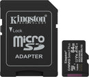 Carte microSDXC Kingston Canvas Select Plus 64Gb (avec adaptateur SD)