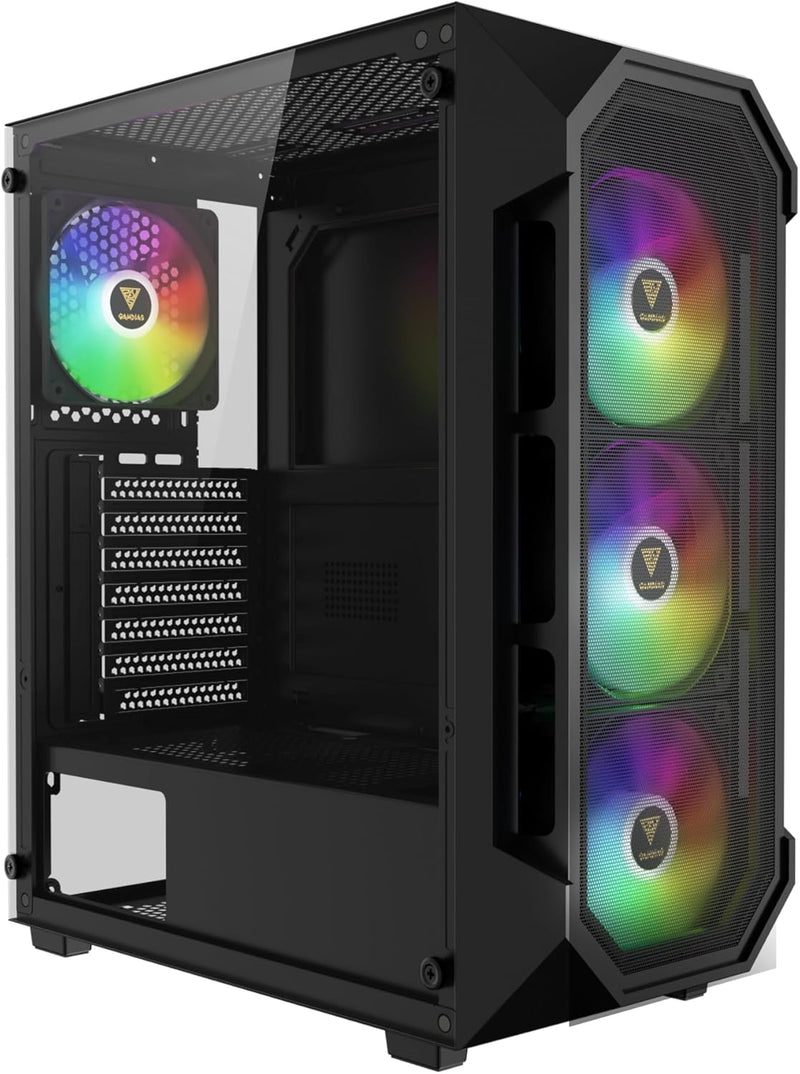 Boîtier Gaming Gamdias AURA GC1 ATX Vitré (4x120mm RGB)