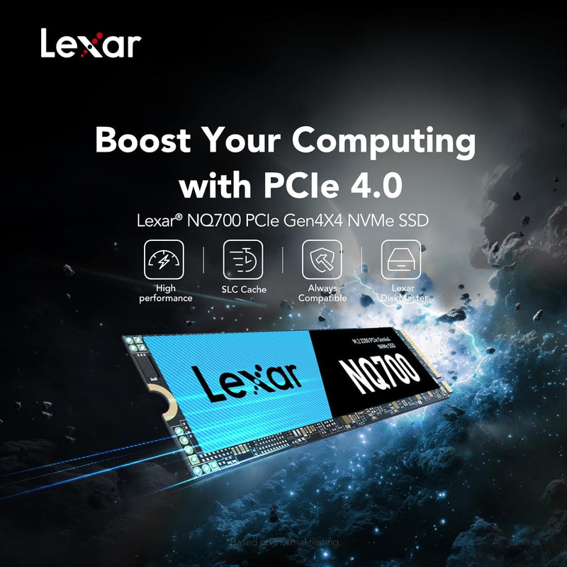 *PROMO* Disque Dur SSD Lexar NQ700 2Tb NVMe M.2 Gen4 PCIe - Jusqu'à 4500Mb/s
