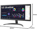 *DÉMO - QC* Moniteur LG 29WQ600-W 29" IPS Full HD UltraWide (2560x1080) 100Hz 1ms HDMI DP - Haut-Parleurs