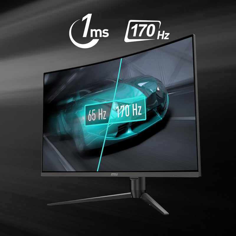 Moniteur Gaming Incurvé MSI G32CQ5P 32" QHD 2K 1440p 170Hz 1ms HDMI Display Port - HDR