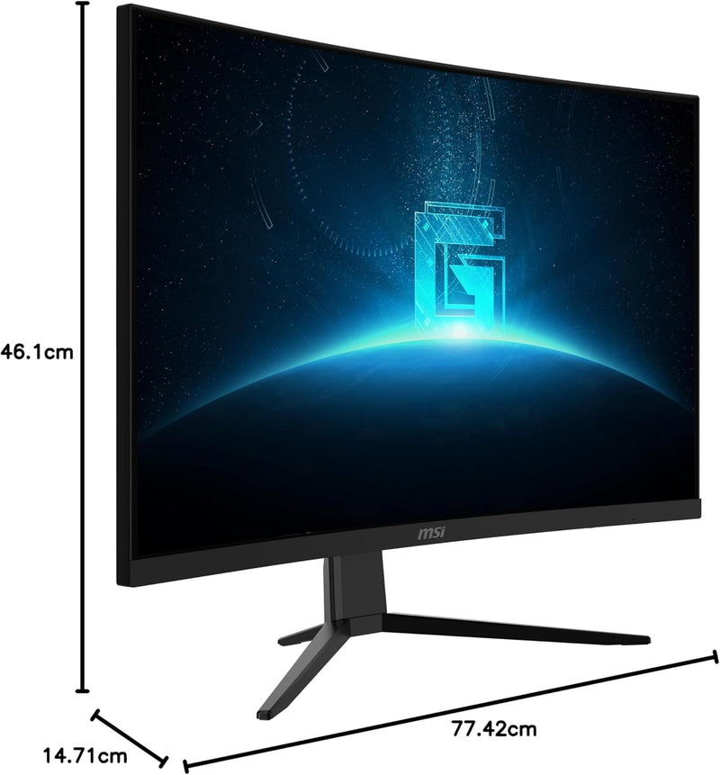 Moniteur Gaming Incurvé MSI G27C3F 27" LED Full HD 1080p 180Hz 1ms HDMI Display Port