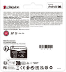 Carte microSDXC Kingston Canvas Select Plus 64Gb (avec adaptateur SD)