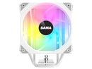 Refroidisseur SAMA L4P120 ARGB 120mm ARGB Intel AMD - Blanc
