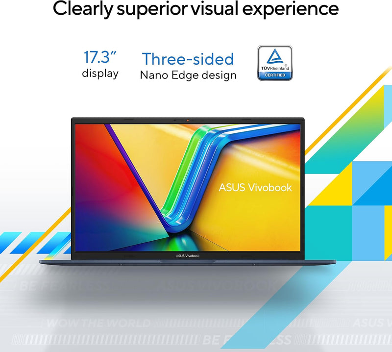 Portable Asus Vivobook 17 X1704 17.3" Full HD 1080p LED Intel Core i5-1235U (10-Core) Iris Xe Graphics 16Gb DDR4 512Gb SSD NVMe Windows 11