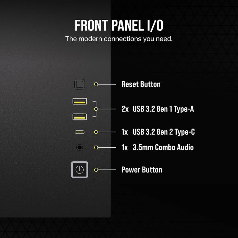 Corsair 4000D AirFlow ATX Black Glass Gaming Case
