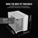*PROMO* Boîtier Gaming Corsair 2500X mATX Vitré Blanc