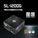 Alimentation modulaire ASRock Steel Legend SL-1200G 1200W 80+ Gold ATX 3.1 - Garantie 10 ans